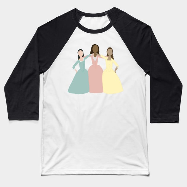 Schuyler Sisters Baseball T-Shirt by basicallyamess